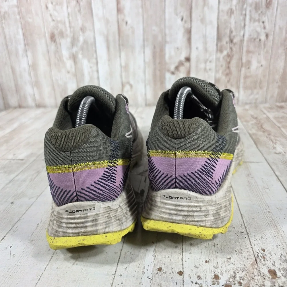 Merrell Moab Flight Womens Trail Running Shoes Olive Green Vibram Size 11